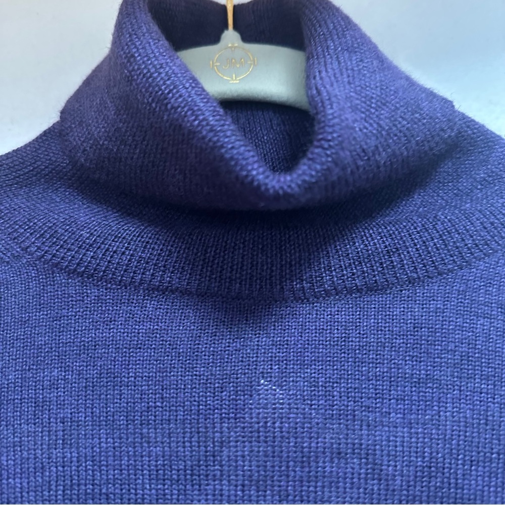 Classic Women's Turtleneck Sweater in Deep Purple